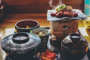 Hoba miso Gifu , japanese food, Takayama region food