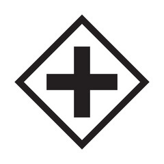 TRAFFIC SIGNS icon design template vector