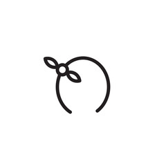 Hair Headband Salon Outline Icon