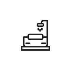 Salon Spa Washing Outline Icon