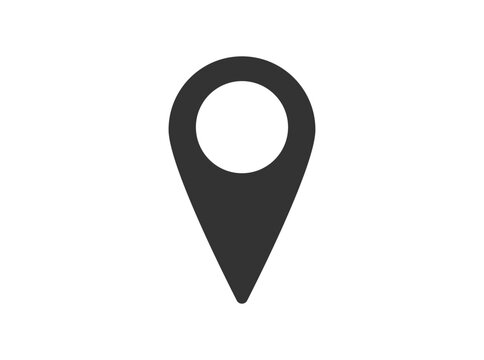 location icon vector logo template. vector illustrator.	