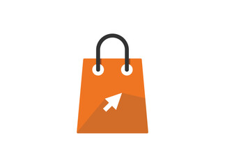 Online Shop Logo designs Template. Shopping Logo vector icon illustration design. Shopping bag icon for online shop business logo. Online store logo vector illustration.