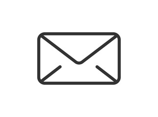 Message Icon. Email or News Illustrations - Vector, Sign and Symbol for Design,	