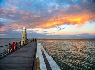 The Folkestone Harbour Arm Lighthouse