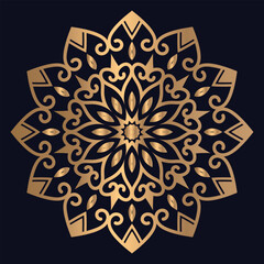 Luxury ornamental mandala design illustrations background vector template