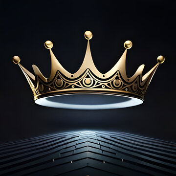 Photo realistic crown with melting effect