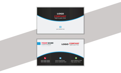 modern business card template modern black and white color business card design 