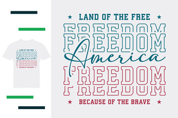  land of the free t shirt design