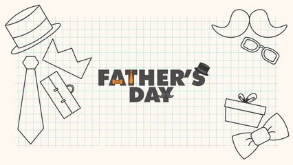 happy father's day vector design