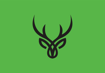 this is deer head icon design for your business