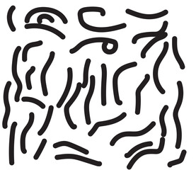 pattern with chocolate