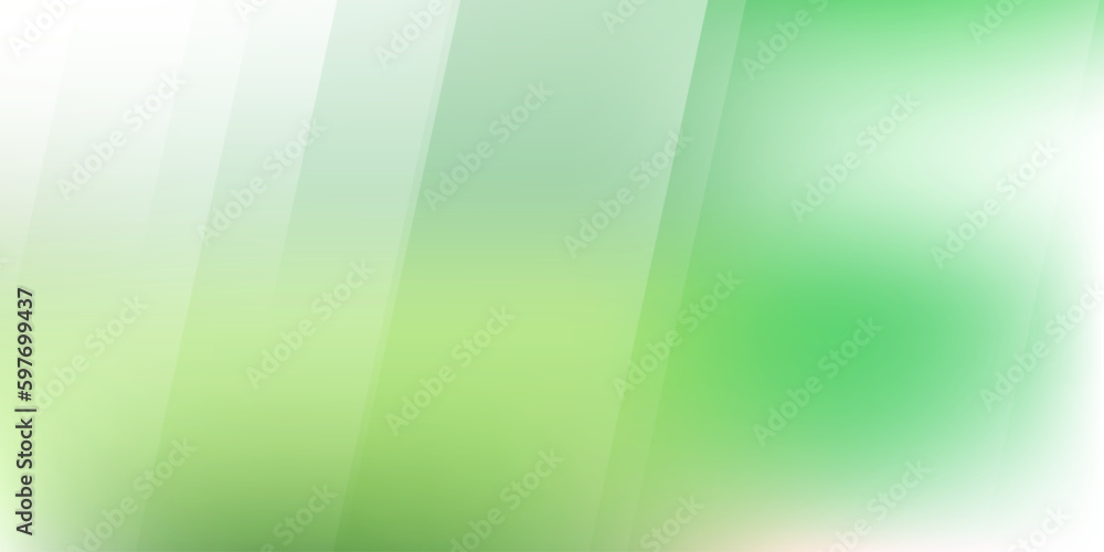 Poster green, grey and white abstract glowing blurry texture - transparent slanted lines pattern with light