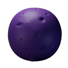 3D Icon Moon Weather Forecast