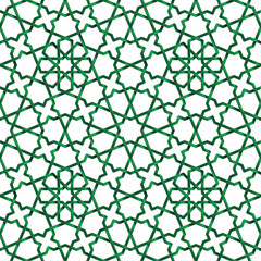 Braided seamless islamic pattern. PNG Background vector illustration. Seamless girih pattern. Traditional Islamic Design. Mosque decoration element. Seamless geometric pattern.Morocco seamless pattern