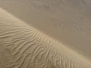 the magnificent mystical texture of the patara sand dunes