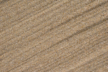 手描きのサンドアート、砂色のラインアート