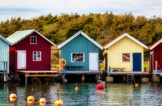 From Beautiful Breviks Fishing Harbor on the Southern Koster Island, Sweden