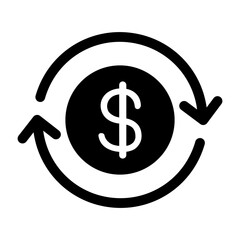Currency exchange icon