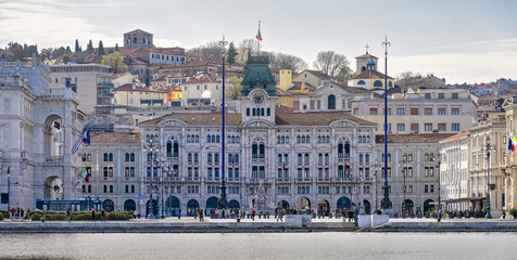 Obraz premium piazza uinita trieste