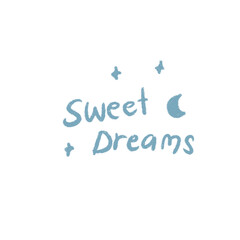 Sweet dreams - Hand drawn lettering 