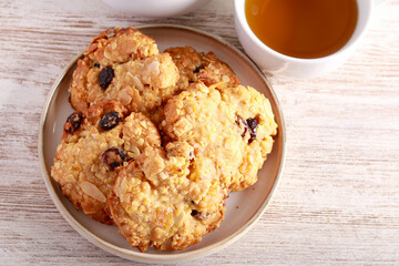 Muesli cookies, with fruit