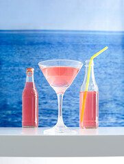 drinks on the beach