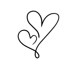 Abstract love symbol vector