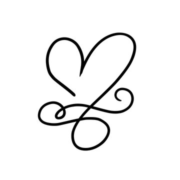 Abstract love symbol vector