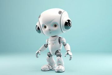 かわいい子ども型のロボット　Generative AI