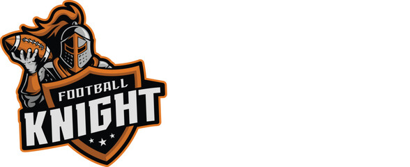 Football Knight Sports vector logo