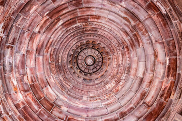 Fototapeta premium temple unique inside dome architecture at day