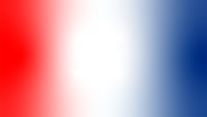 abstract red white blue tricolor flag gradient background	
