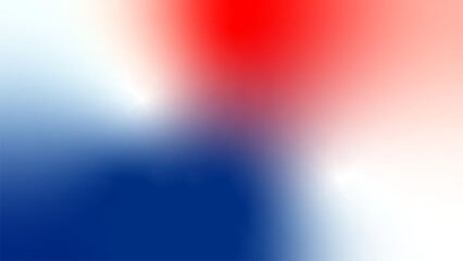 abstract red white blue tricolor flag gradient background	
