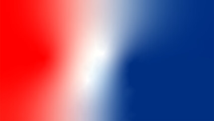 abstract red white blue tricolor flag gradient background	
