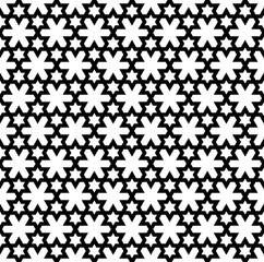 Seamless geometric ornament .Black color lines .