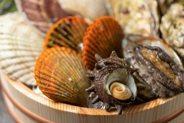 貝の盛り合わせ
