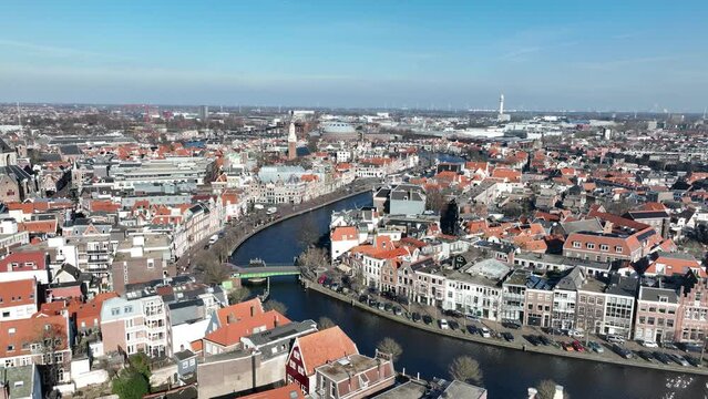 Haarlem, The Netherlands, urban overview.