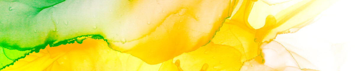 Alcohol Ink. Mint Wet Art Print. Splatter Color