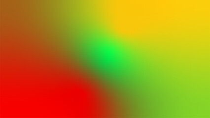 abstract green yellow red flag tricolor gradient background