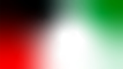 red white green black flag color gradient background