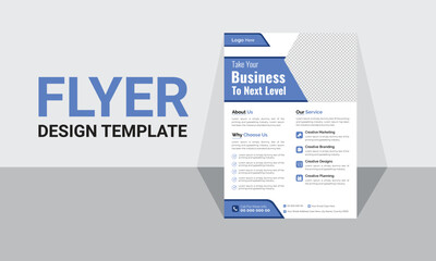 A4 Flyer Template Modern Business Flyer template, Abstract Business Flyer and Creative Design, Company Flyer and Editable Vector Template Design