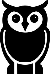 owl icon vector symbol design illustration