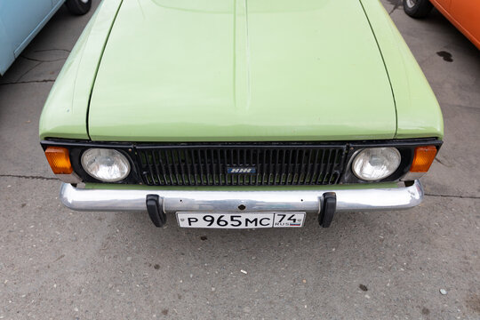 vintage car detail Moskvich