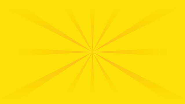 Comic zoom out yellow vector background