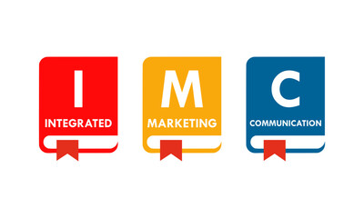 integrated marketing communication design template illustration