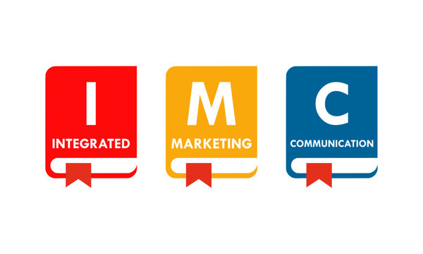 integrated marketing communication design template illustration