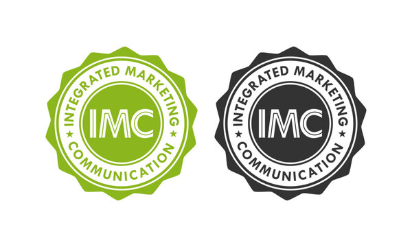 integrated marketing communication design template illustration