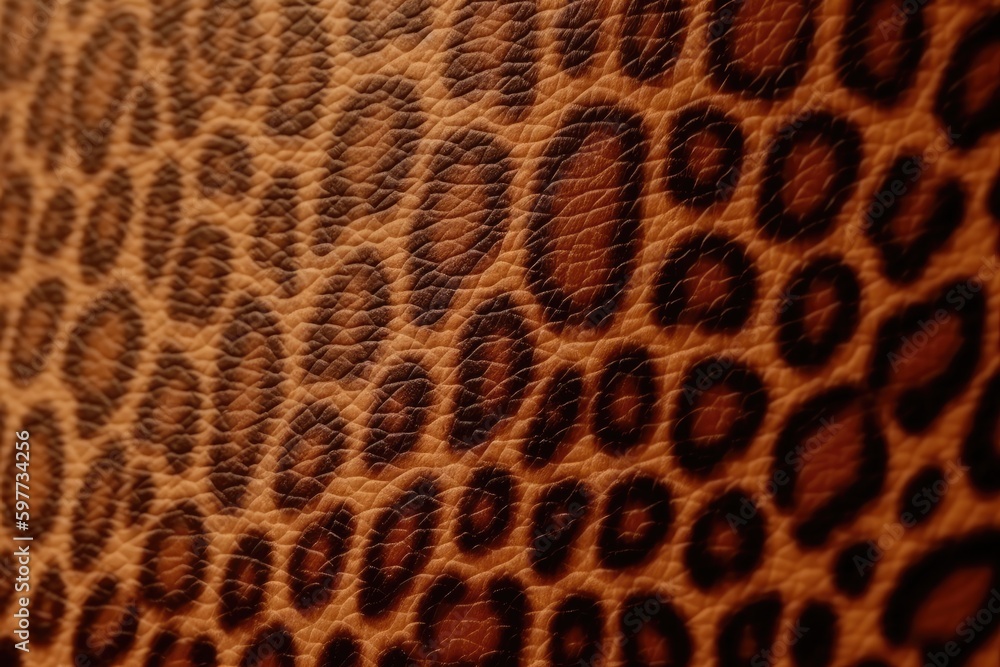 Poster detailed wall pattern in close-up view. generative ai