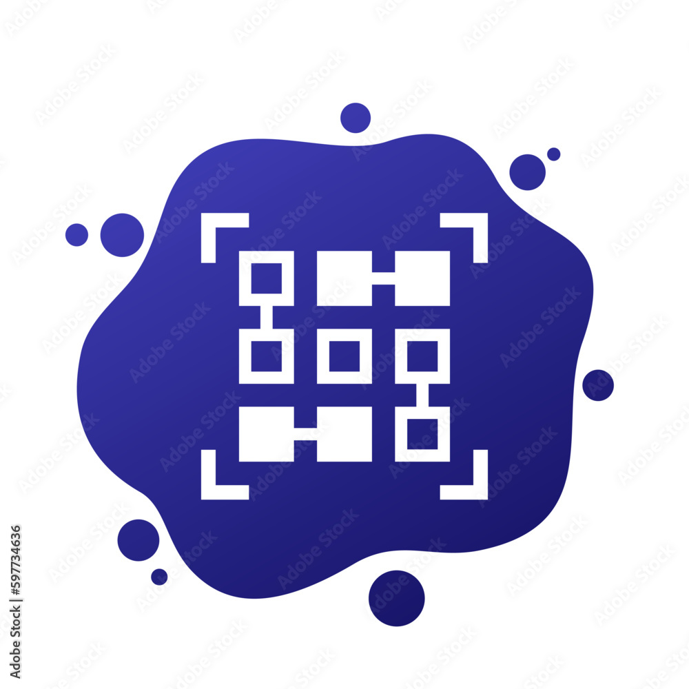 Poster pattern recognition icon, data analysis method