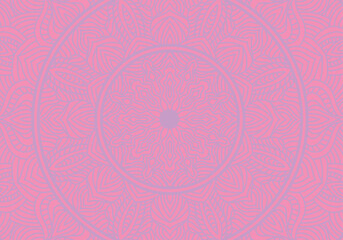 Vector Mandala Coloring Page. Mandala illustration for coloring book.